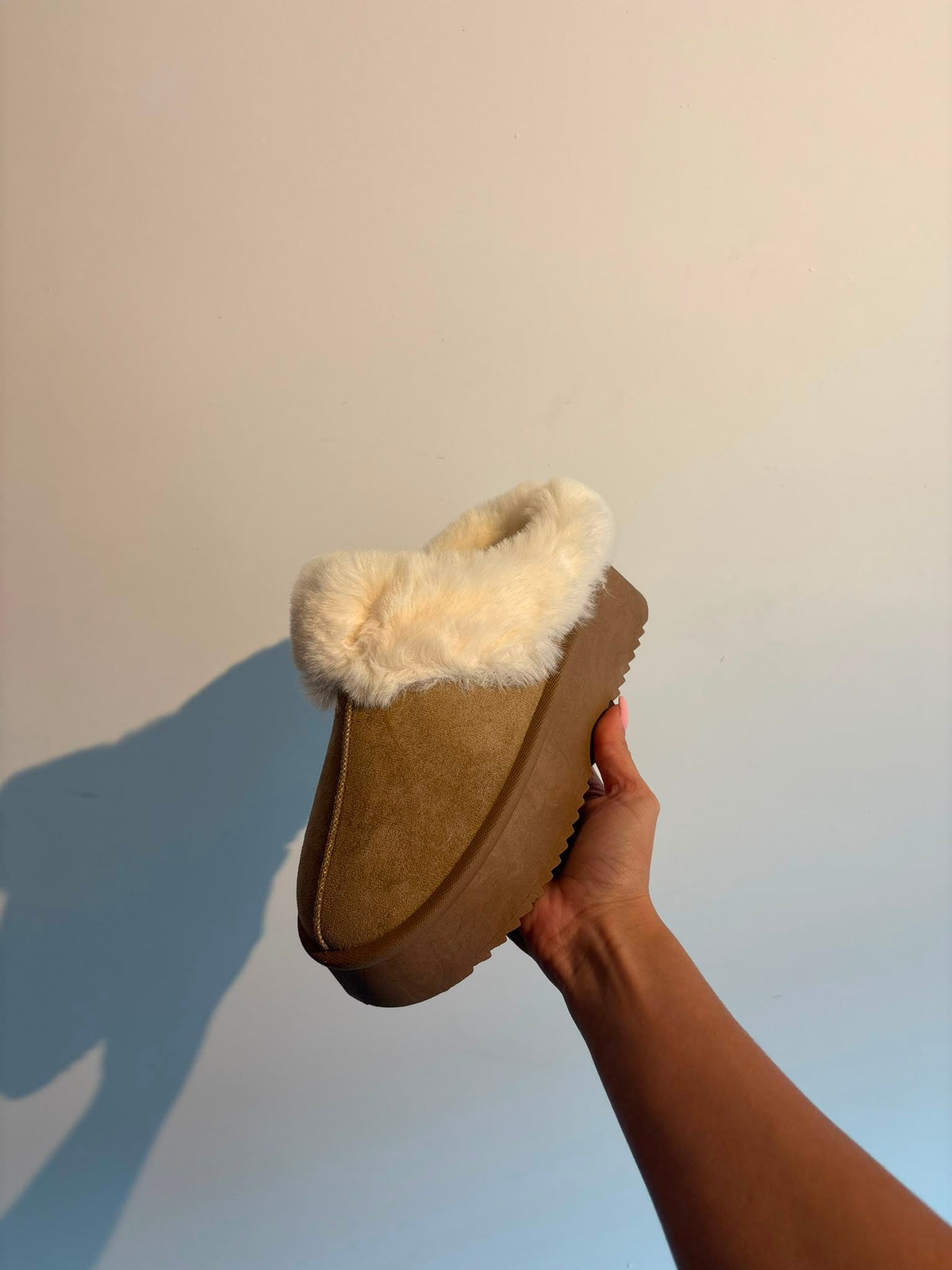FUR SNOWBOOTS KHAKI