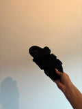 H SLIPPERS ZWART